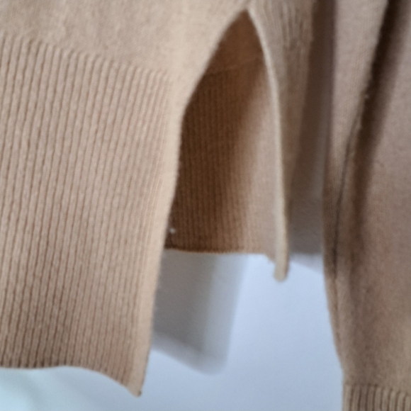 Veronica Beard Trisa Camel Cashmere Front Button Cardigan Size Small - Picture 9 of 12